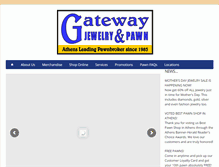 Tablet Screenshot of gatewayjewelryandpawn.com